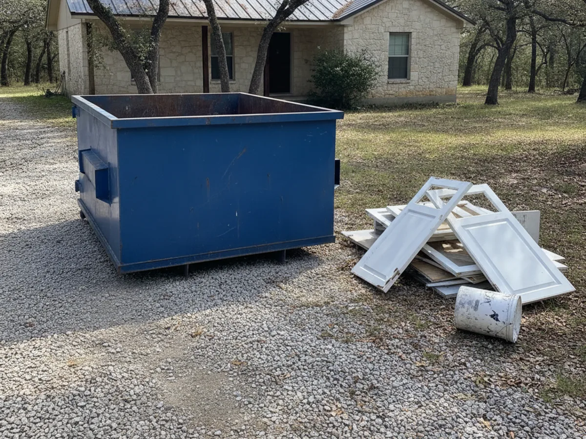 10 Yard Roll-Off Dumpster in Canyon Lake, TX
