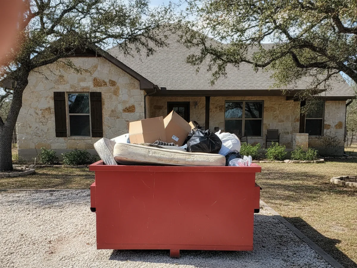15 Yard Roll-Off Dumpster in Canyon Lake, TX