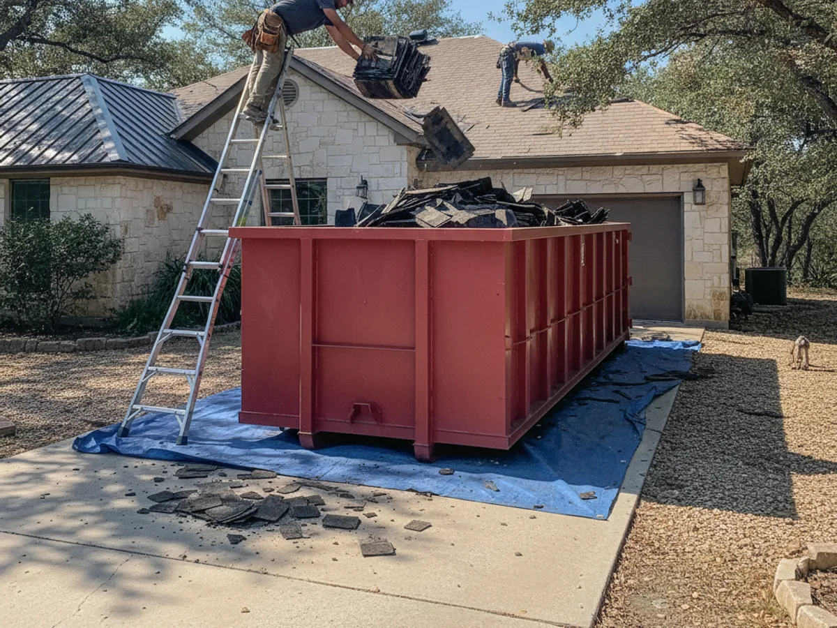 Roofing Dumpster Rental in Canyon Lake, TX